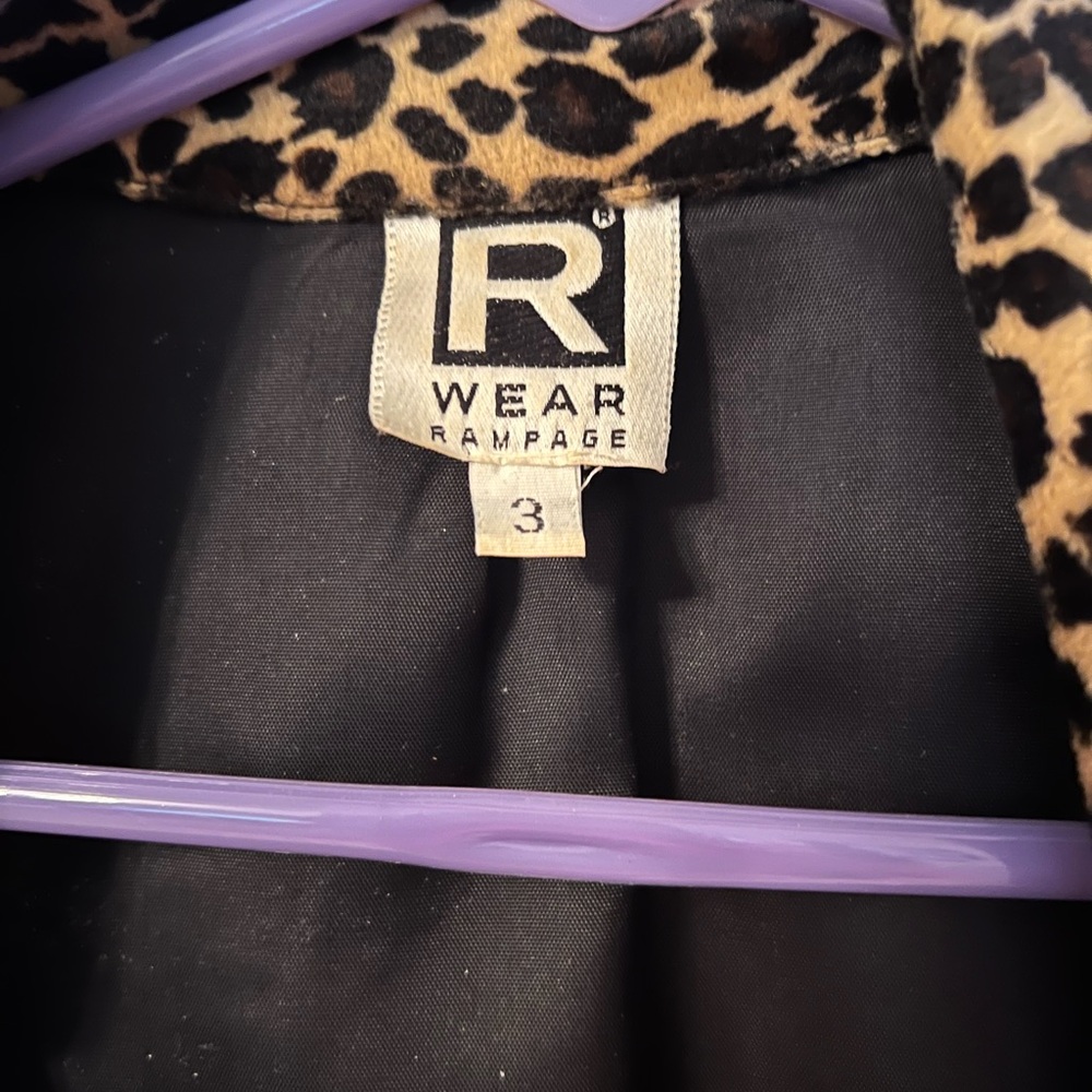 Double breasted suit dress. Animal print!